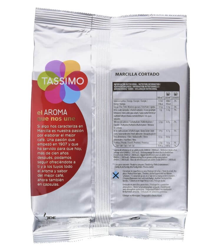 Tassimo Marcilla Café Cortado 16 Cápsulas