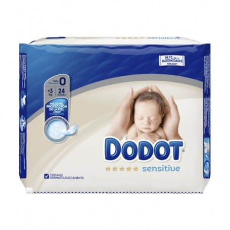 Dodot Sensitive Talla 0 - Pack 192 Pañales