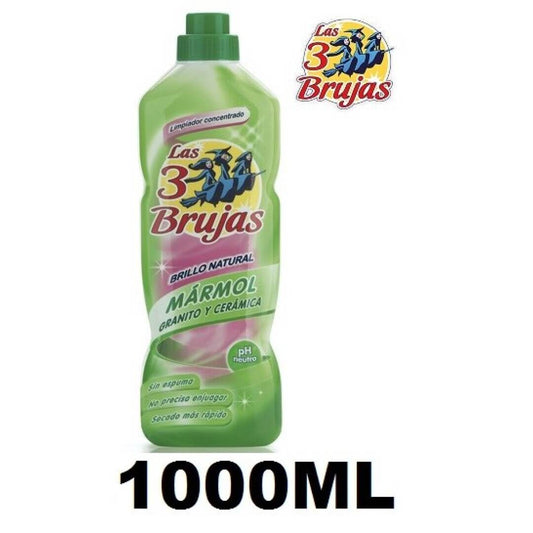 Las 3 Brujas Fregasuelo Concentrado Mármol 1L
