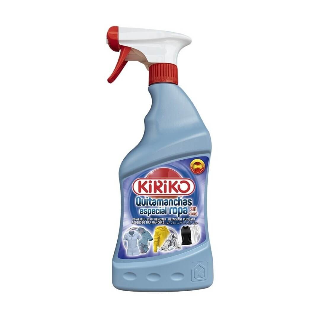 Kiriko Quitamanchas Especial Ropa 750 ml - Elimina Manchas Difíciles sin Cloro
