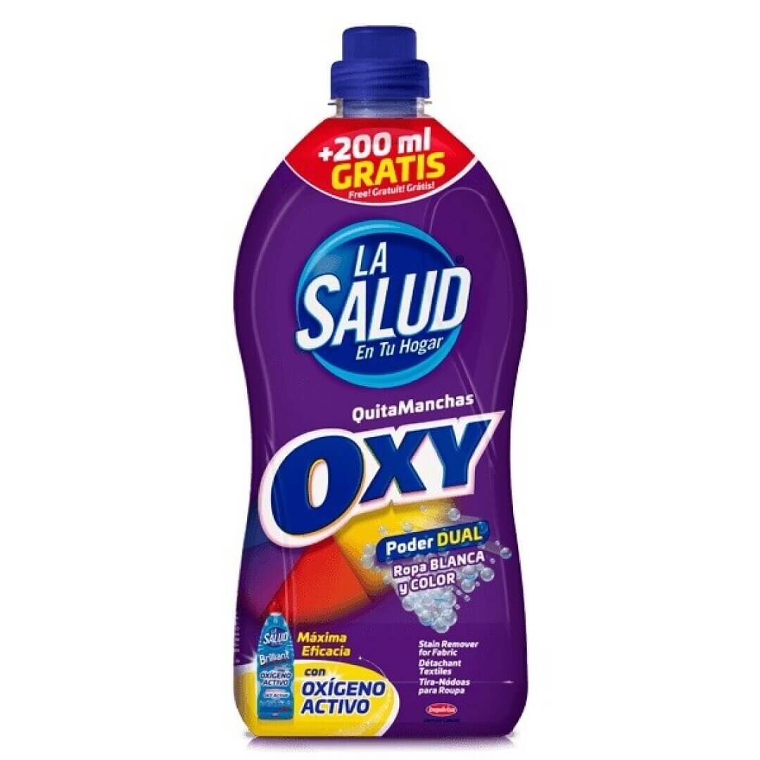 La Salud Oxy Quitamanchas Poder Dual 1,5L – Limpieza Profunda con Oxígeno Activo