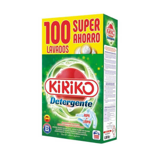 Kiriko Maleta Detergente 100 Lavados 6,5 kg