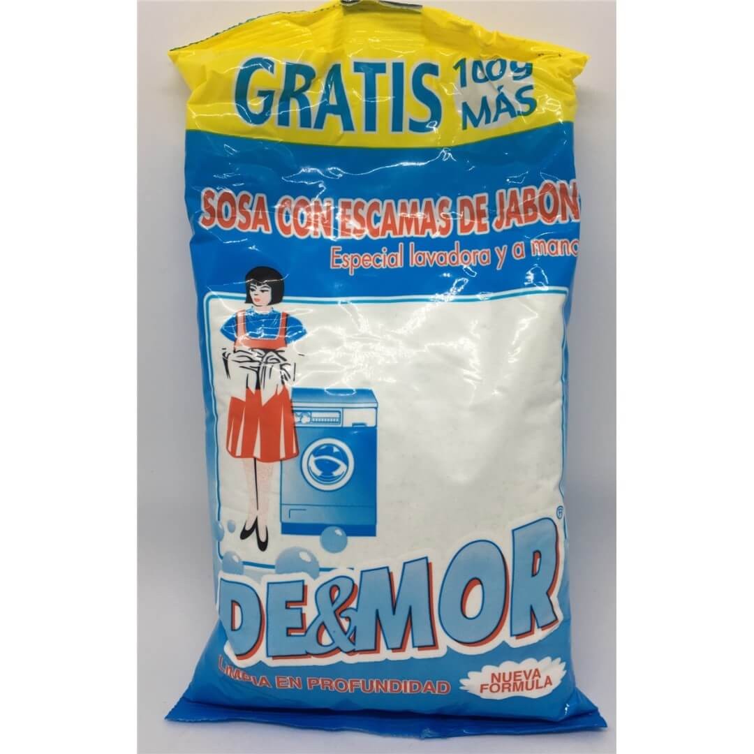 De & Mor Sosa con Escamas de Jabón Demor 600 gr