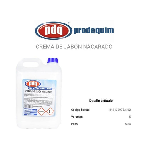 PDQ Crema de Jabón Nacar 5 l
