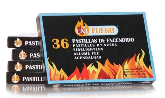 UNIFUEGO Pastillas de Encendido 36U – Encendido Rápido y Seguro para tus Fuegos