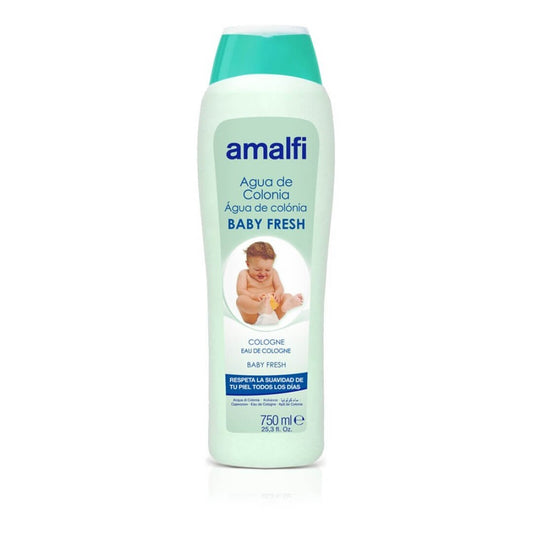Amalfi Agua de Colonia Baby Fresh 750 ml – Frescura Suave y Cuidado Diario para la Piel del Bebé