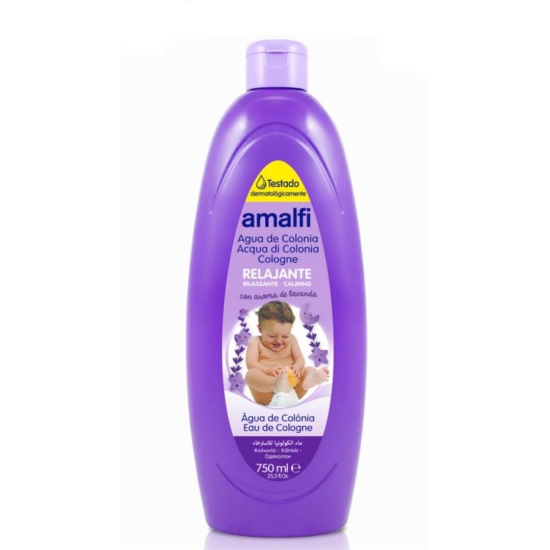 Amalfi Agua de Colonia Infantil Relajante 750 ml - Con Aroma a Lavanda