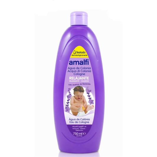 Amalfi Agua de Colonia Infantil Relajante 750 ml - Con Aroma a Lavanda