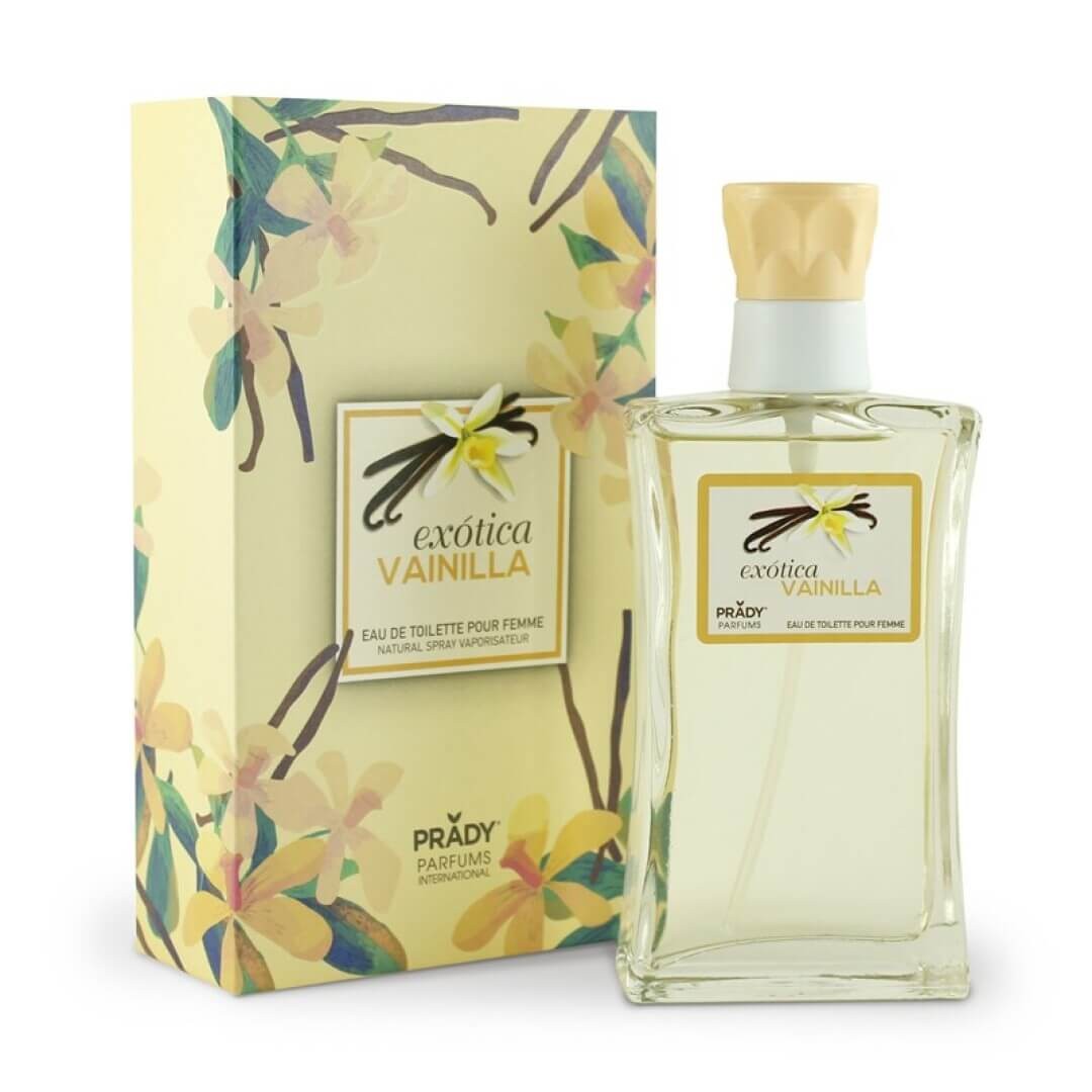 Prady Exótica Vainilla Eau de Toilette 90 ml – La Fragancia Dulce y Envolvente que Te Define