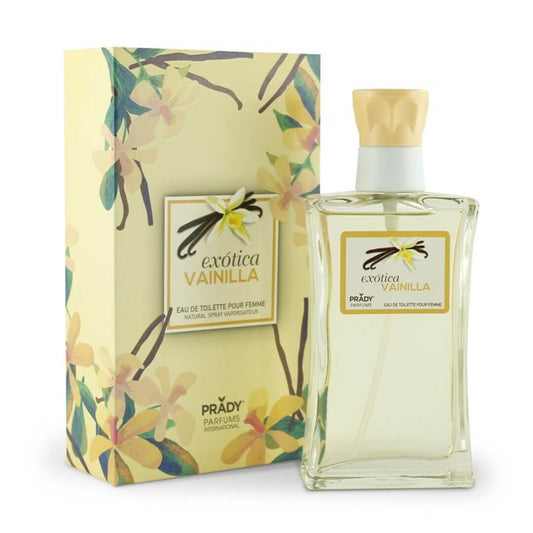 Prady Exótica Vainilla Eau de Toilette 90 ml – La Fragancia Dulce y Envolvente que Te Define