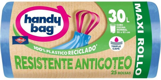 Albal Bolsa Basura Autocierre Maxi Rollo 30L 25 uds