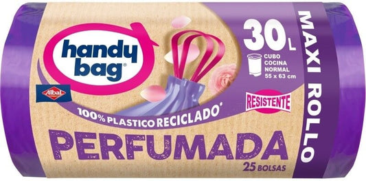 Albal Bolsa Basura Autocierre Maxi Rollo Perfumado 30L 25 uds