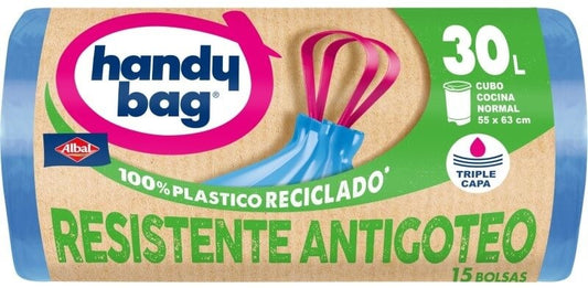Albal Bolsa Basura Autocierre 30L 15 Bolsas