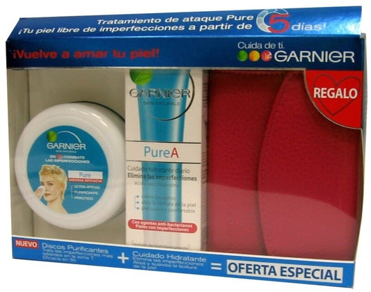 Garnier Estuche Pure a Hid + Disc + Cartera