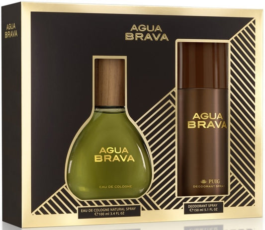 Agua Brava Estuche Colonia Vapo 100 Ml + Desodorante 150 Ml