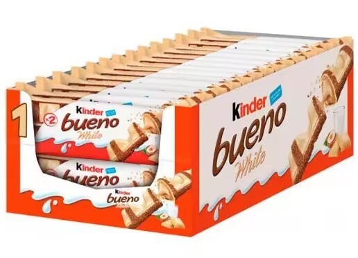 Kinder Bueno White 39g Pack Caja 30 uds