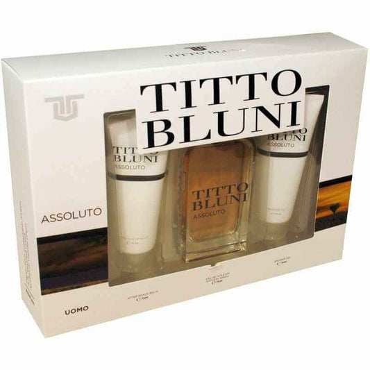 Titto Bluni Estuche Assoluto Vapo 75 Ml + After Shave 75 Ml + Gel De Baño 75 Ml