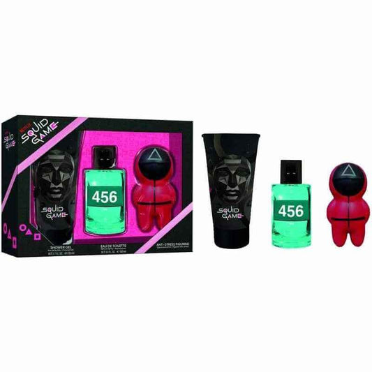 El Juego Del Calamar Estuche Vapo 100 Ml + Gel De Baño 150 Ml + Squishy