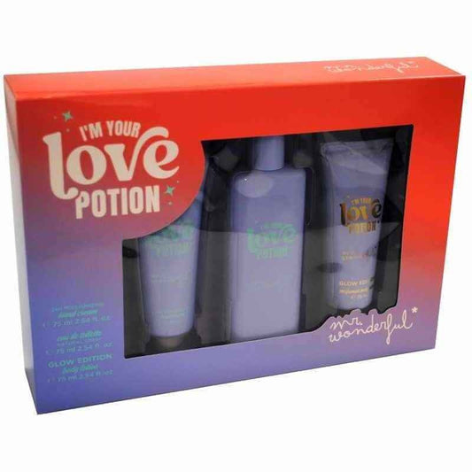 Mr Wonderful Estuche I'm Your Love Potion Vapo 75 Ml + Body Lotion 75 Ml + Crema De Manos 75 Ml