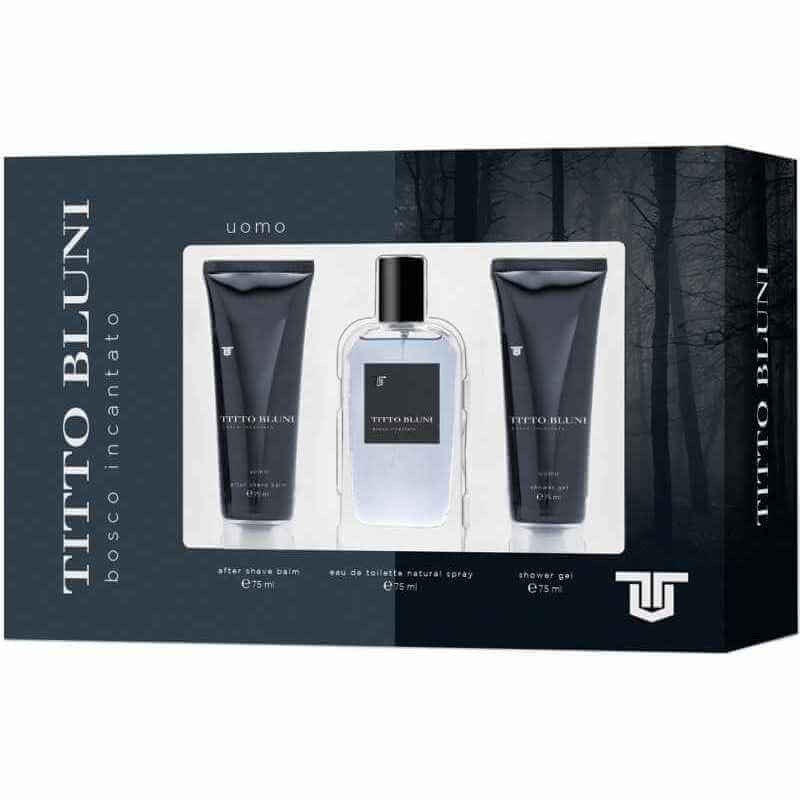 Titto Bluni Estuche Bosco Incantato Uomo Vapo 75 Ml + After Shave 75 Ml + Gel De Baño 75 Ml