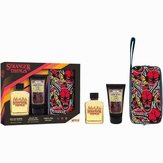 Stranger Things Estuche Vapo 100 Ml + Gel De Baño 150 Ml + Neceser