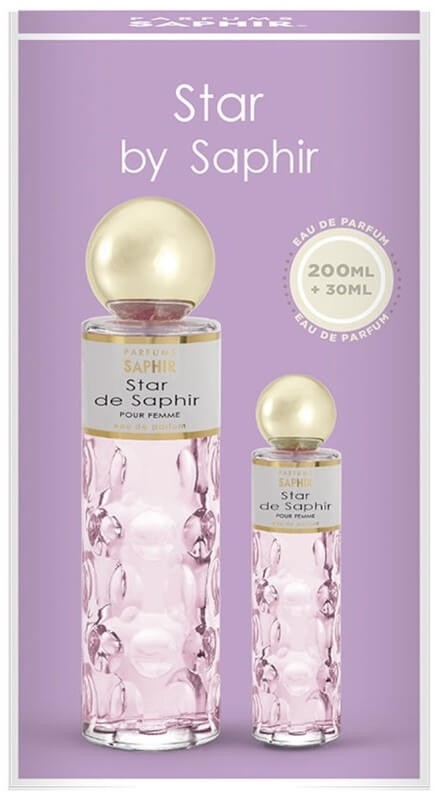 Saphir Parfums Star de Saphir Estuche de Mujer 200 ml + 30 ml – Elegancia Atemporal en Cada Gota