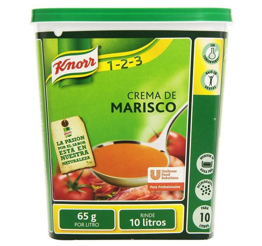Knorr Crema de Marisco 650 g – La Sopa Perfecta para un Sabor Del Mar en Tu Mesa