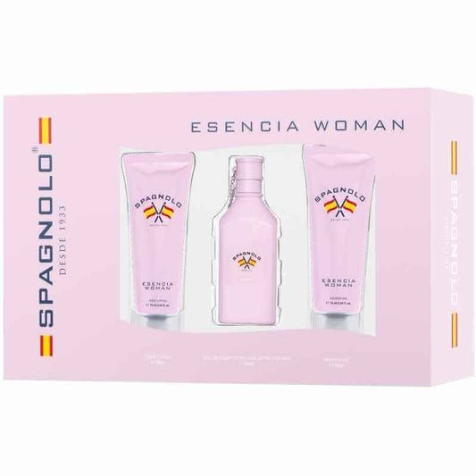 Spagnolo Estuche Esencia Woman Vapo 75 Ml + Gel De Baño 75 Ml + Body Lotion 75 Ml