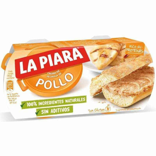 La Piara Paté De Pechuga De Pollo 2 Unidades X 75 Gr