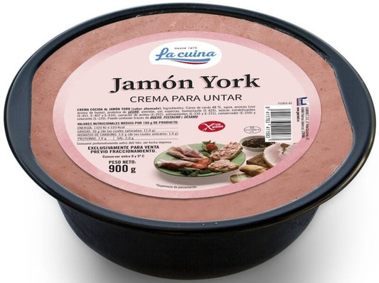 La Cuina Paté Crema Jamón York 900 Gr