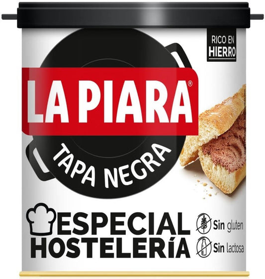 La Piara Tapa Negra Especial Hostelería 800G – El Paté Ideal para Profesionales