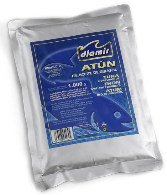 Diamir Atún en Aceite de Girasol 1 kg - Sabor y Calidad en Formato Profesional