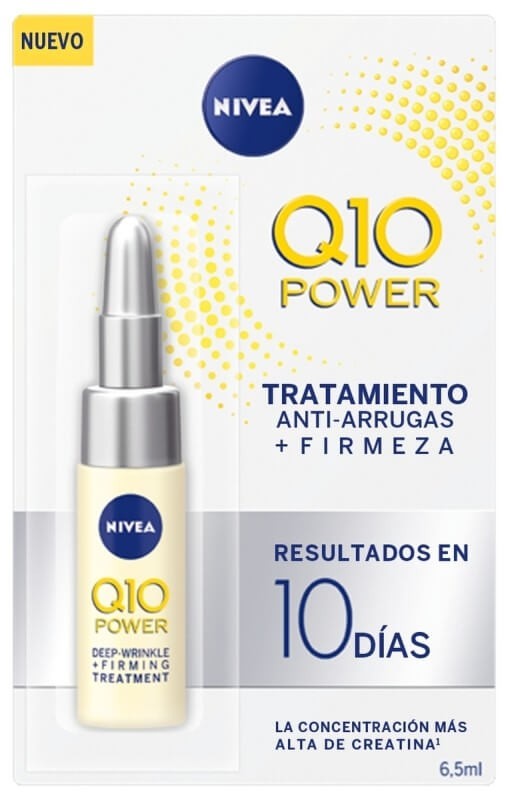 Nivea Q10 Power Tratamiento Antiarrugas + Firmeza 6,5 ml – Resultados Visibles en Solo 10 Días