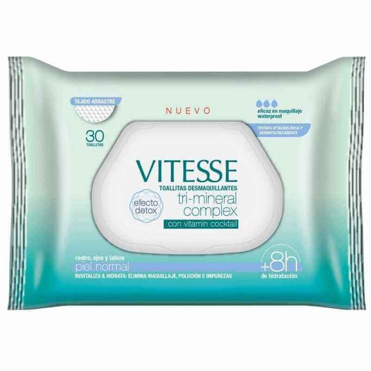 Vitesse Toallitas Desmaquillantes - Piel Normal 30 Unidades