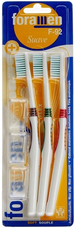 Foramen Cepillo Dental 92 Suave Capuch PK3