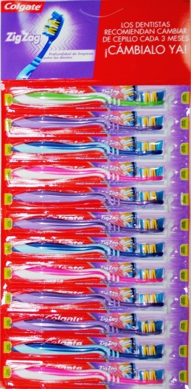 Colgate Cepillo Dental Zig Zag Tira 24 U