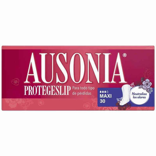 Ausonia Protegeslip Maxi 30 Unidades - Comodidad y Protección para el Día a Día