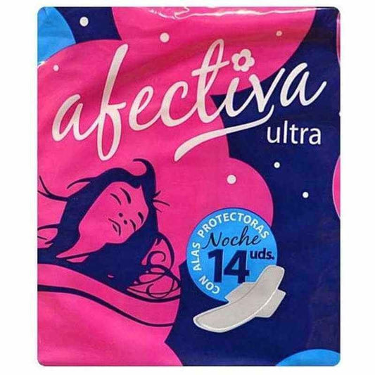 Afectiva Compresa Noche Alas 14 Unidades
