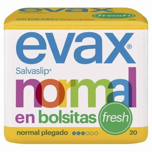 Evax Protege Slip Fresh Normal Bolsita 20 Unidades