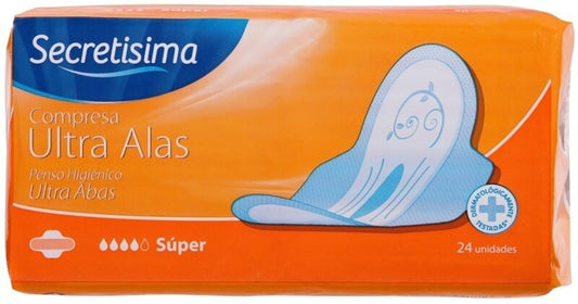 Secretísima Compresa Ultra Alas 24U – Protección Cómoda, Segura y Discreta Todo el Día