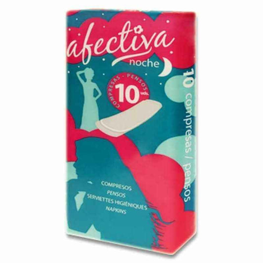 Afectiva Compresa Noche 10 Unidades