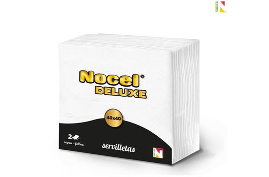 Nocel Servilleta 40 X 40 CM Blanca 50 Und