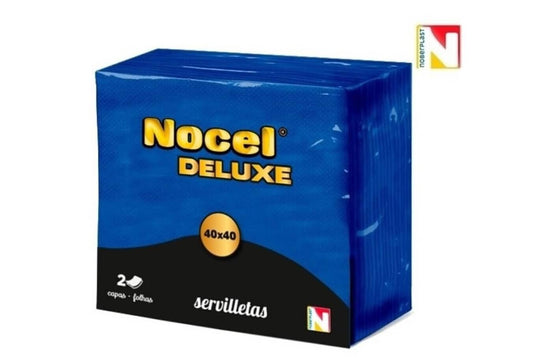 Nocel Servilleta 40 X 40 CM Azul 50 Und