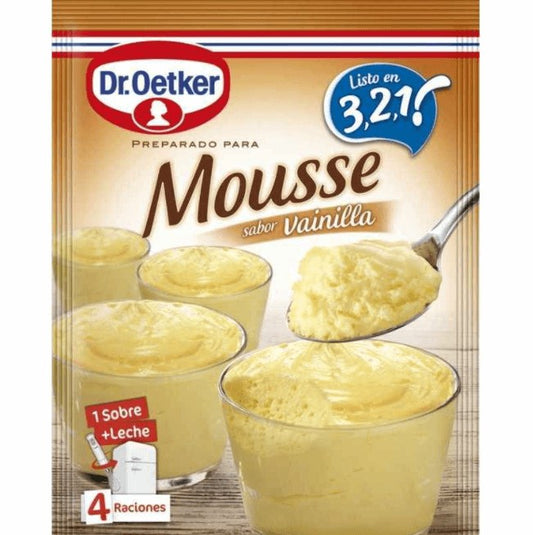 Dr. Oetker Mousse Sabor Vainilla 65 gr