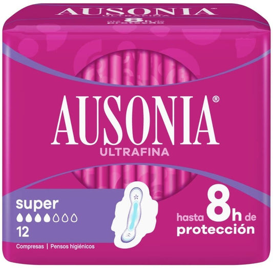 Ausonia Compresas Ultrafina Super Ala 12 Und