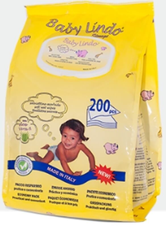 Baby Lindo Toallitas Húmedas 200 U – Suavidad y Cuidado para la Piel de tu Bebé