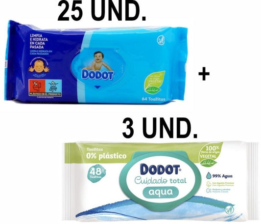 Dodot Toallitas 25 + 3 Und