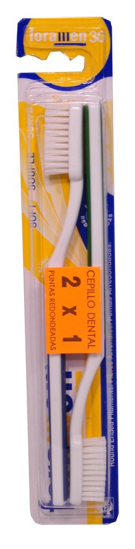 Foramen Cepillo Dental 30 Suave 2 X 1