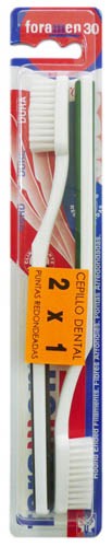 Foramen 30 Cepillo Dental Duro 2x1 - Limpieza Profunda para tu Sonrisa