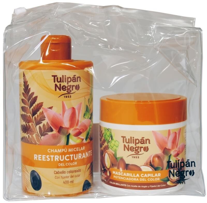 Tulipán Negro Champú y Mascarilla Potenciadora del Color